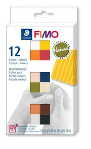 Fimo soft colour pack 12 natural colours (8023 C12-4)