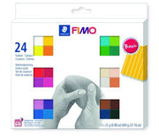 Fimo soft colour pack 24 basic colours (8023 C24-1)