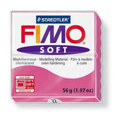 Fimo Soft - Framboos - 57g - (8020-22)