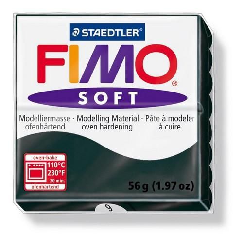 Fimo Soft - Zwart - 57g - (8020-9)