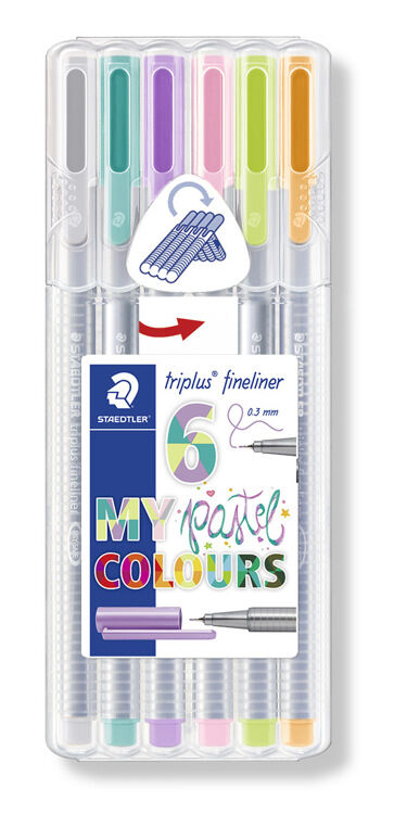 Fineliner Triplus 0.3MM 6st. box (334 SB6CS1)