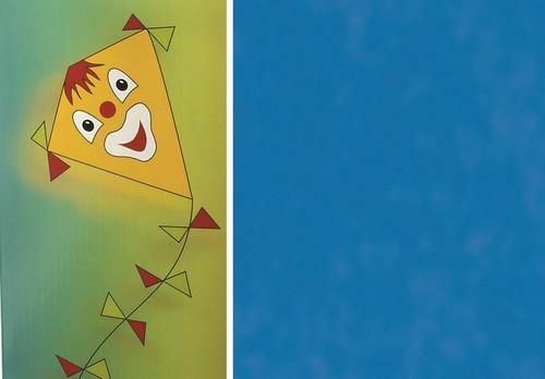 Folia Vliegerpapier donkerblauw 70x100cm (88120-34)