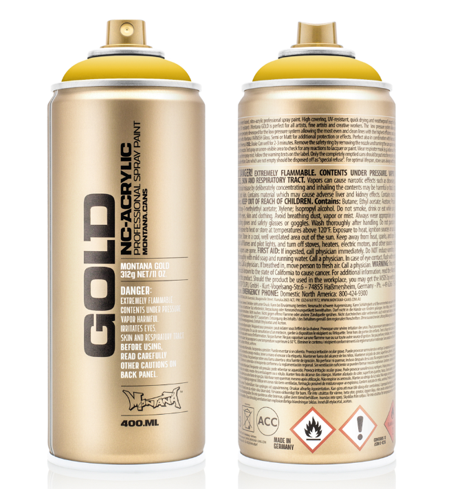 Montana Gold Spuitbus 400 ml Banana (G1030) *