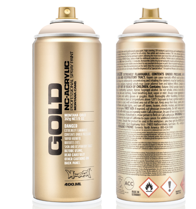 Montana Gold Spuitbus 400 ml Orange Ice (G2010) *