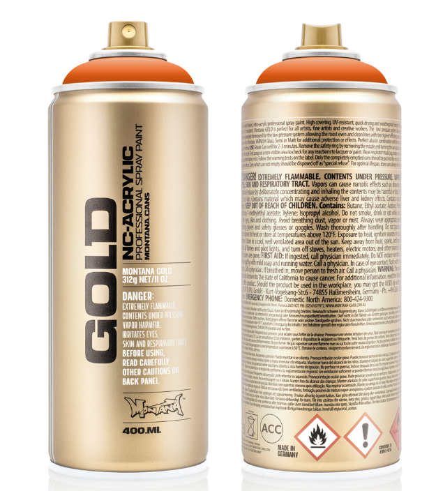 Montana Gold Spuitbus 400 ml Pure Orange (G2080) *