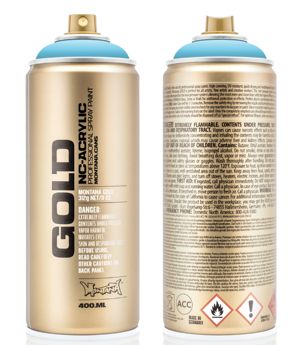 Montana Gold Spuitbus 400 ml Baby Blue (G5020) *