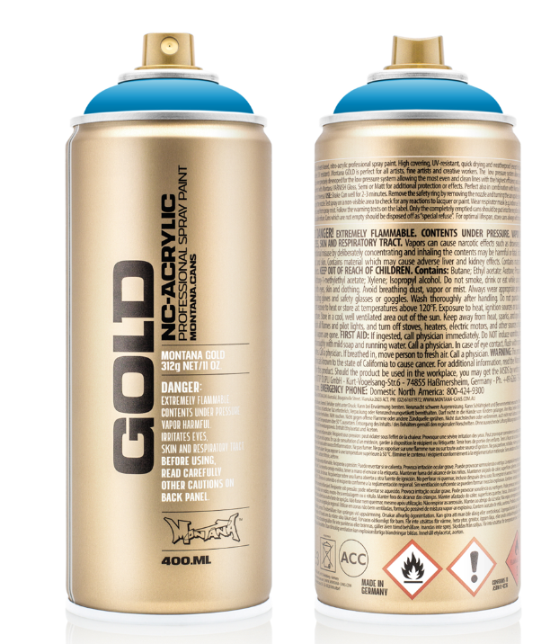Montana Gold Spuitbus 400 ml Sky Blue (G5050) *