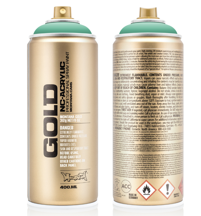 Montana Gold Spuitbus 400 ml Malachite (G6130) *