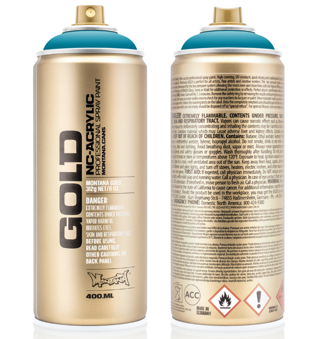 Montana Gold Spuitbus 400 ml Aqua (G6260) *