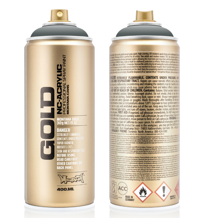 Montana Gold Spuitbus 400 ml Gravel (G7060) *