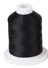 Premium Quality Polyester borduurgaren - 730m/800yard -  Black - 900
