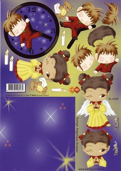 3D Knipvel - Card Deco - Betsy Lurvink - Kinderen - GL6068