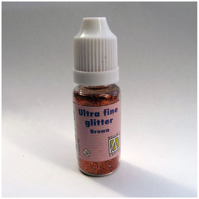 Nellie's Choice • Glitter Ultra Fine (Bottle) Brown (GLIT011)