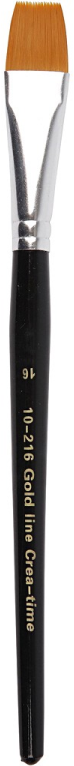 Gold Line Acryl Penseel Plat 16