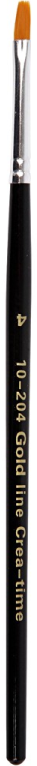 Gold Line Acryl Penseel Plat 4