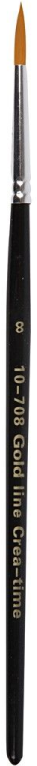 Gold Line Acryl Penseel Rond 8