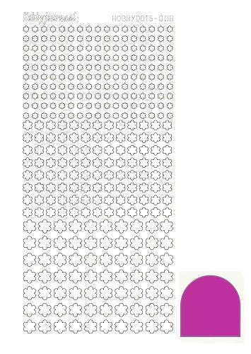 Hobbydots stickervel 008 - Pink (Mirror)