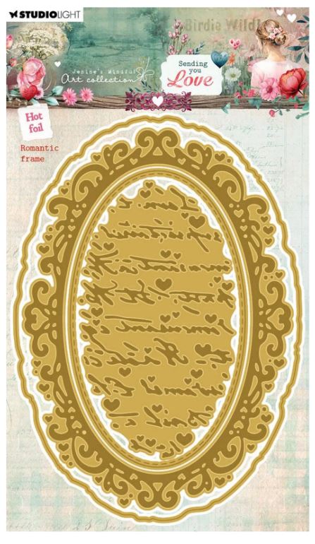 Studio Light • Jenine's Mindful Art Hot Foil Cutting Die Sending You Love Romantic Frame (JMA-SYL-HFCD14) *