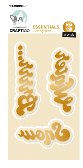 Creative Craftlab • Essentials Hot Foil Cutting Die Wordz Winter (CCL-ES-HFCD15) *