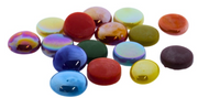 Glas Mozaïek 150 gr Rond Multi 2x0,7 cm (HG1418) *