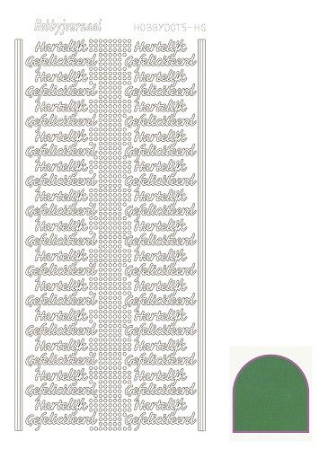 Hartelijk Gefeliciteerd - Green (Mirror)