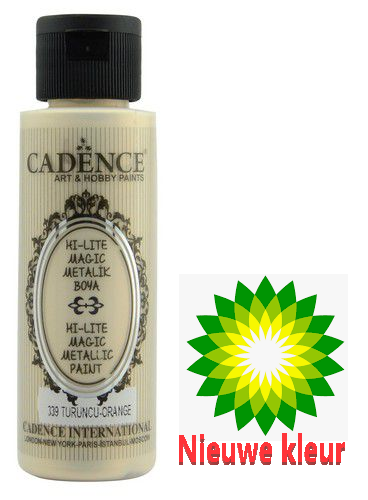 Cadence Hi-lite metallic verf Oranje 0339 70 ml (301218/0339) - OPRUIMING