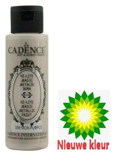 Cadence Hi-lite metallic verf Paars 0359 70 ml (0359) - OPRUIMING