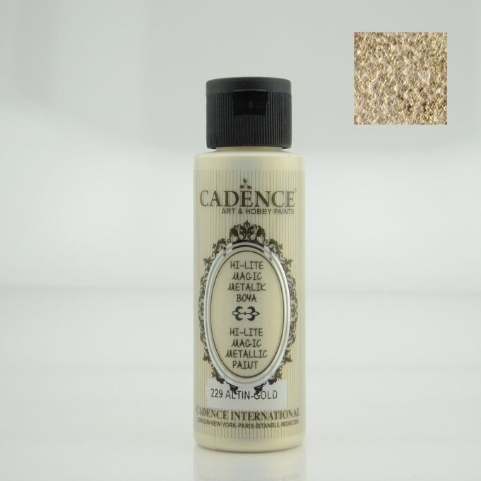 Cadence - Hi-lite Acrylverf - Metallic - Goud - 70 ml (0229)  *