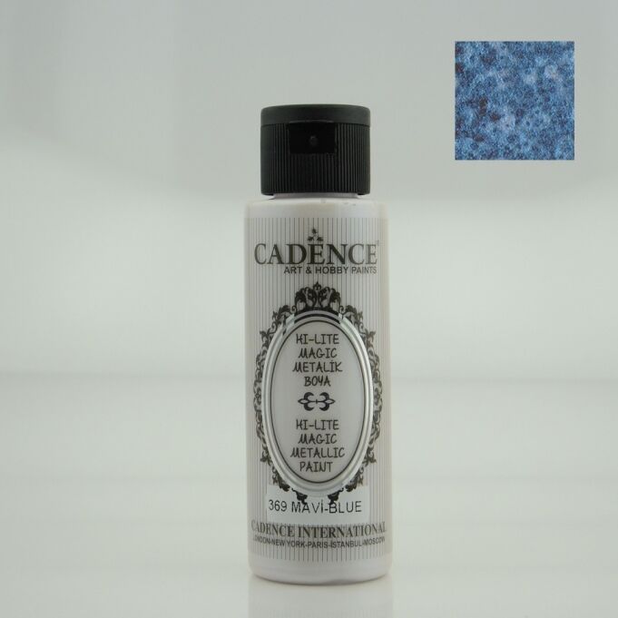 Cadence Hi-lite metallic verf Blauw 0369 70 ml (0369) - OPRUIMING