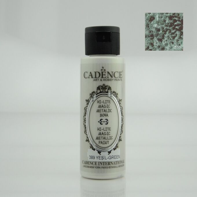 Cadence Hi-lite metallic verf Groen 0389 70 ml (0389) *
