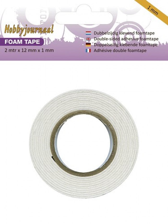 Hobbyjournaal - Foam tape - 1 mm  (HJ-TAPE1mm)