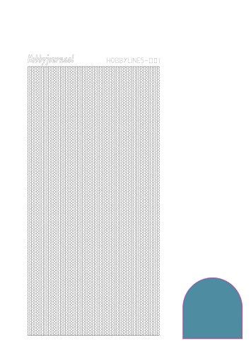 Hobbylines 001 - Turquoise (Mirror)