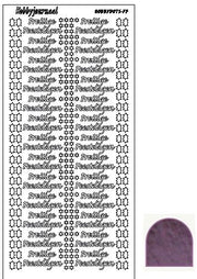Prettige Feestdagen - Violet (Mirror)