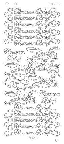 Hoera een baby - Goud