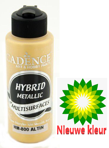 Cadence - Hybride Acrylverf - Metallic - Goud  - 120 ml (HM-800)