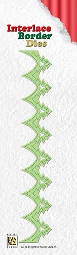 Interlace border Die - Christmas Trees (AFGEPRIJSD)