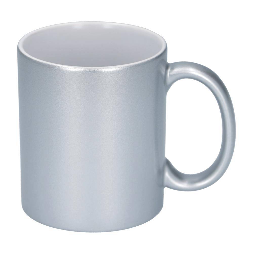 Sublimatie Mok 11oz - Hoogglans Zilver (SPM.082.096.108)