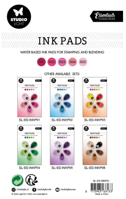 Ink Pads Shades Of Red Essential Tools (SL-ES-INKP01)
