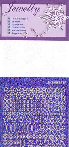 Jewelly - Lace snowflake stickerset (AFGEPRIJSD) (3.8028)