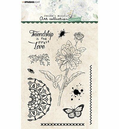 JMA Clear Stamp Dahlia Essentials 105x148mm nr.65