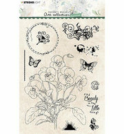 JMA Clear Stamp Violets Essentials 148x210mm nr.67