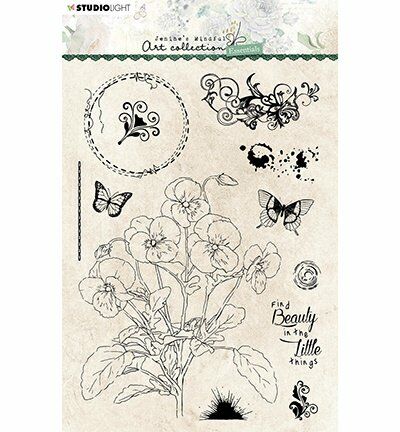 JMA Clear Stamp Violets Essentials 148x210mm nr.67