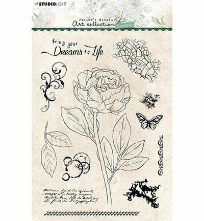 JMA Clear Stamp Peony  Essentials 148x210mm nr.68