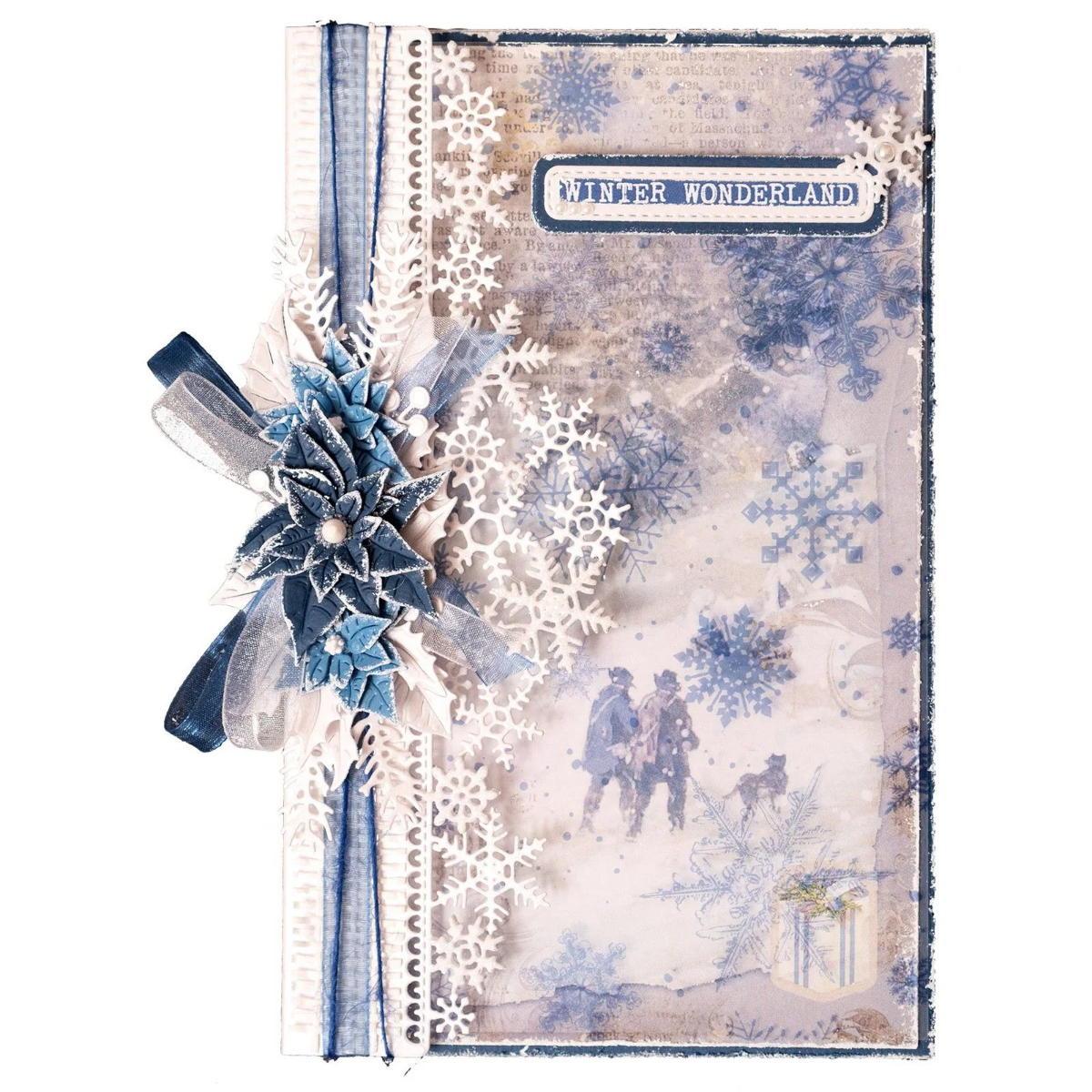 Studio Light • Vintage Christmas Snijmal Snowflake & Poinsettia - CD719*