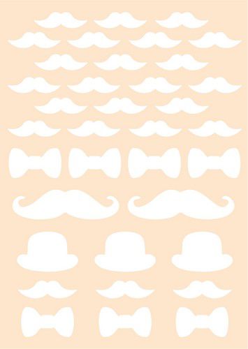 Joy! Crafts Polybesa stencil- Gentlemens Moustache 6002-0890 A6*