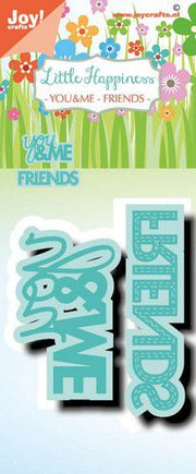 Joy! Crafts Snijstencil - Noor - LH - You&Me/Friends 6002-1487 51,5x61 mm*