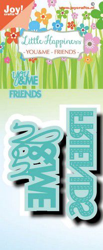 Joy! Crafts Snijstencil - Noor - LH - You&Me/Friends 6002-1487 51,5x61 mm*