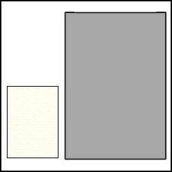 Oplegvel - Creme - Romak (AFGEPRIJSD)