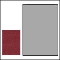 Oplegvel - Donker rood - Romak (AFGEPRIJSD)