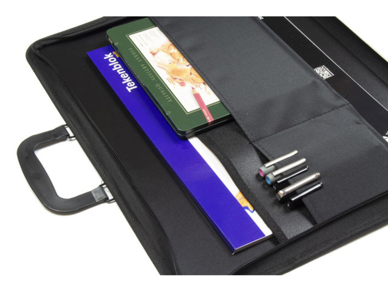 Tekenmap Kangaro A3 zwart met handvat (K-830212)